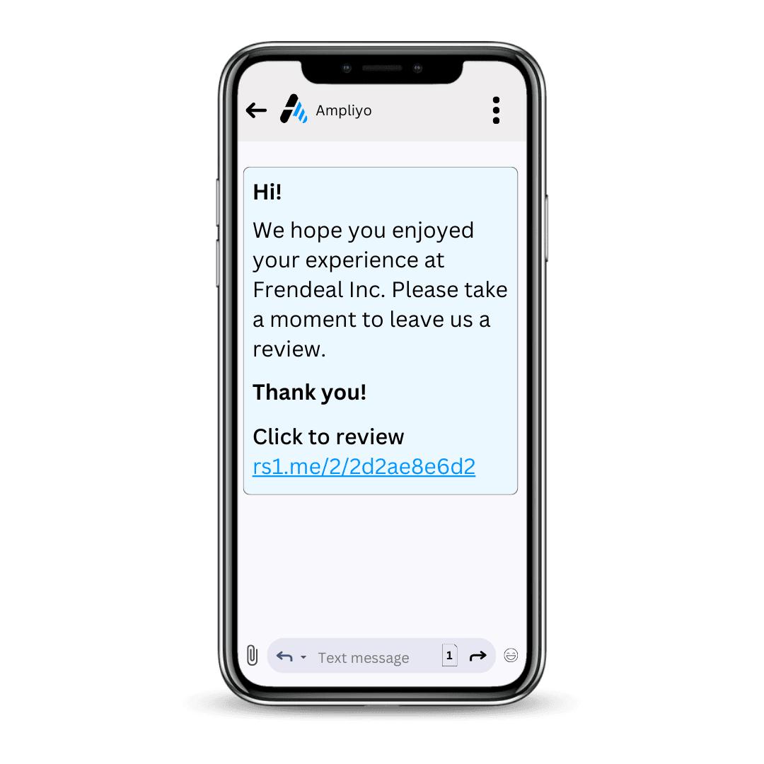 Get More reviews by sending automated review requests to your customers.