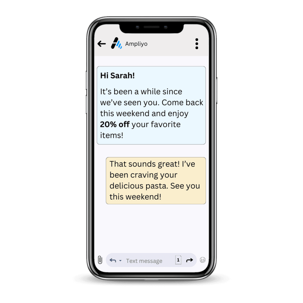 Get more sales from SMS marketing.